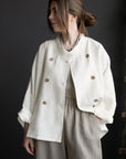 White Tokyo Linen Jacket