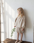 Sand Parachute Linen Tunic, Size 4-5 years