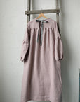Lavender Victorian Linen Dress