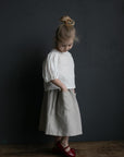 Natural Long Linen Skirt