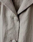 Natural Jane Austen Linen Coat, Sizes S & L (STOCK)