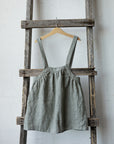 Green Gingham Sirena Linen Dress