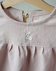 Baby Pink Short Linen Tunic