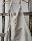 Natural Traditional Linen Apron