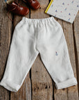 White Sailor Linen Pants