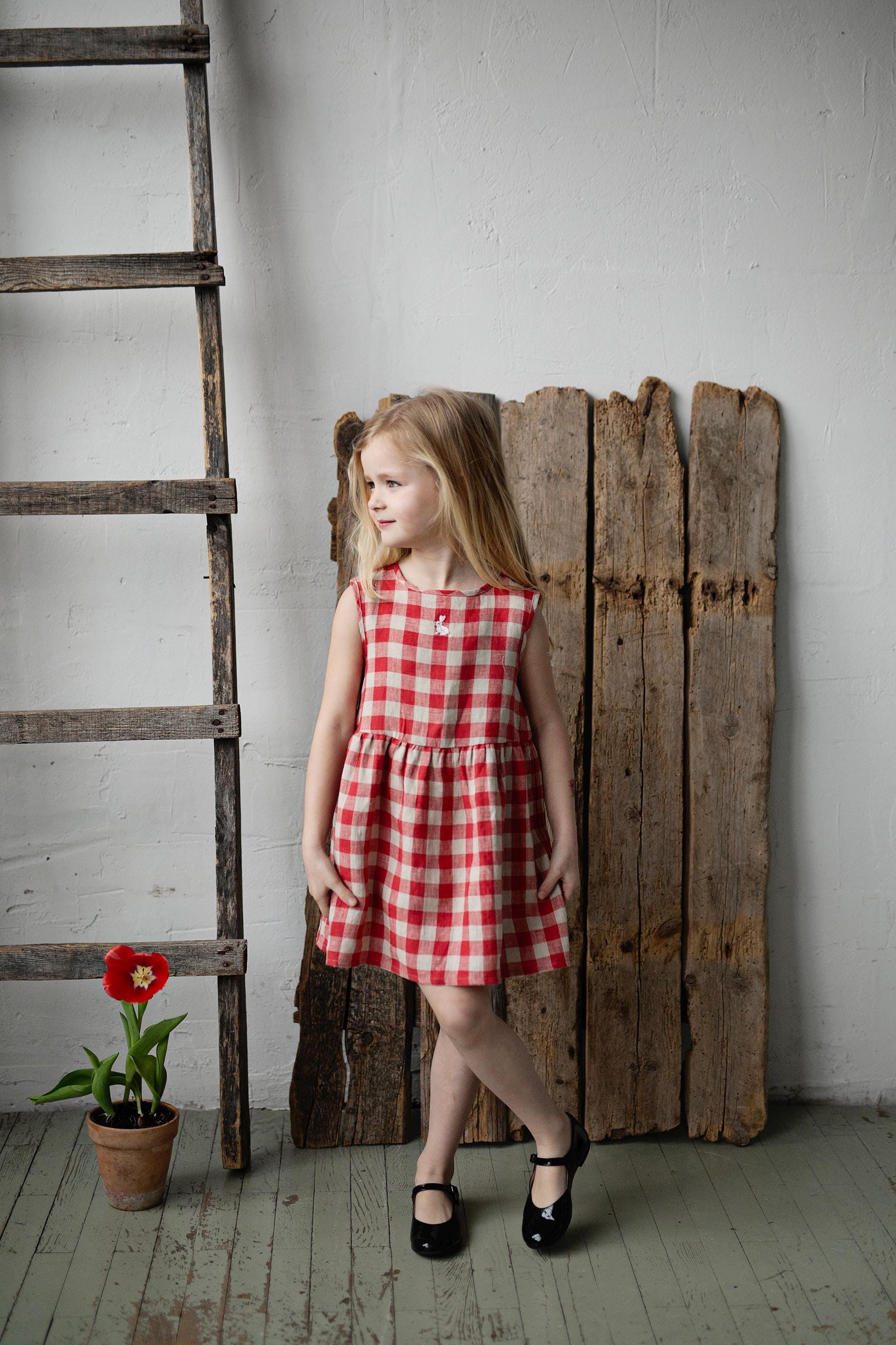 Garden Smock Linen Dress – allthebeautifullinen