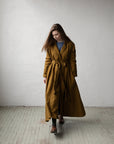 Amber Jane Austen Linen Coat, Size S (STOCK)