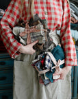 Linen Fabric Remnants Bundle