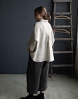 Natural 3/4 Linen Shirt