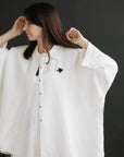 White Long Linen Shirt