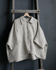 Natural 3/4 Linen Shirt