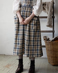 Beach Festive Cottage Linen Dress, Size XL (STOCK)