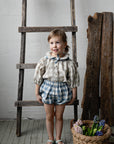 Aquamarine Linen Bloomers