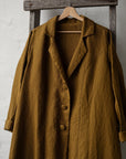Amber Jane Austen Linen Coat, Size S (STOCK)