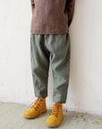 Sage Linen Pants, 4-5 years (STOCK)