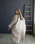 Natural Linen Shirt Dress