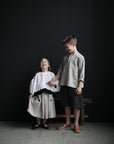 Natural Long Linen Skirt