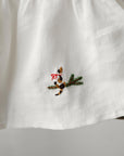 White Sailor Retro Linen Shirt