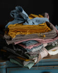 Linen Fabric Remnants Bundle