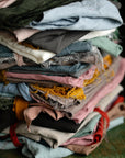 Linen Fabric Remnants Bundle