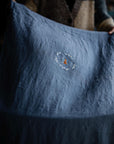 Dusty Blue Linen Table Runner