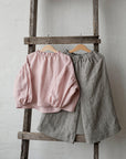 Baby Pink Parachute Linen Tunic