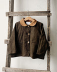 Oak Autumn Peter Pan Collar Linen Jacket