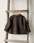 Oak Autumn Peter Pan Collar Linen Jacket
