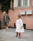 White Tea Linen Dress