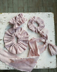 Set of 4 Baby Pink Head Pieces