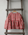 Garden Ruffle Linen Jacket