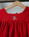 Strawberry Classic Linen Dress