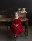 Strawberry Classic Linen Dress