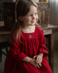 Strawberry Classic Linen Dress