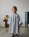 Baby Blue Parachute Linen Dress