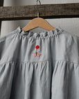Baby Blue Parachute Linen Dress