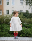 White Tea Linen Dress