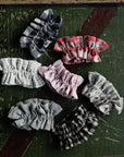 Ruffle Linen Scrunchie