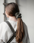 Ruffle Linen Scrunchie