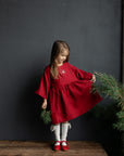 Cherry Tea Linen Dress