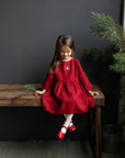 Cherry Tea Linen Dress