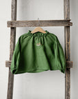 Apple Green Parachute Linen Tunic