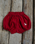 Cherry Linen Bloomers