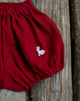 Cherry Linen Bloomers