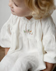 White Parachute Linen Dress