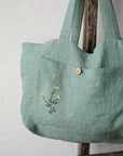 Mint Classic Linen Bag