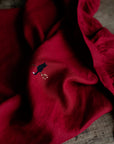 Cherry Apple Linen Apron