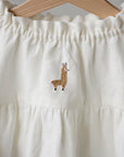 White Parachute Linen Dress