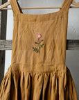 Mustard Cottage Linen Dress