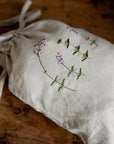 Rosemary and Lavender Pouch Linen Bag